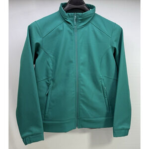 MOUNTAIN HARD WEAR Womens XL Green Softshell Full Zip Jacket